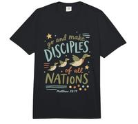 Fe Cristiana Mateo 28 19 IR a Hacer discípulos Comfort Colors Adult Heavyweight T-Shirt