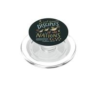 Fe Cristiana Mateo 28 19 IR a Hacer discípulos PopSockets PopGrip para MagSafe