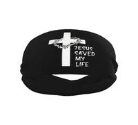Fe cristiana religiosa Jesús-Romanos 1:16 Diadema deportiva Elegante Yoga Ejercicio Diademas Transpirables Bandas para el sudor Entrenamiento Correr Accesorios para el cabello-2