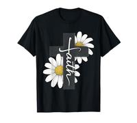 Fe Cruz Daisy Christian Cita Jesucristo Tema Dios Camiseta