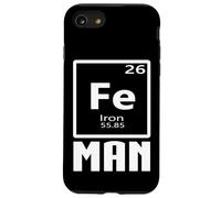 Fe Element Man: Nerdy Iron Superhero Divertido Carcasa para iPhone SE (2020) / 7/8