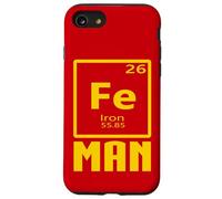 Fe Element Man: Nerdy Iron Superhero Divertido Carcasa para iPhone SE (2020) / 7/8