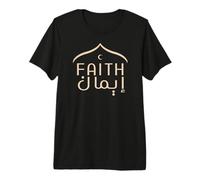 Fe Eman Árabe Caligrafía islámica Arte árabe e islámico Camiseta Premium