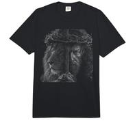 Fe en Dios - Jesús y León Biblia Cristiana Comfort Colors Adult Heavyweight T-Shirt
