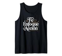Fe Enfoque Acción Motivación Mentalidad Camiseta sin Mangas