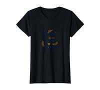 Fe, Esperanza, Amor, Cita inspiradora Cristiana, Ancla, corazón Camiseta, Mujer, Negro, XXL