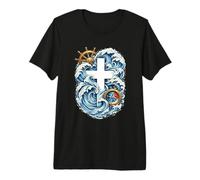 Fe, Esperanza y Mantener el Rumbo Camiseta Premium