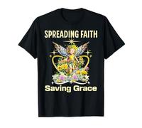 Fe Espiritual Gracia Divina Energía Y Luz Positiva Camiseta