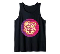 Fe espiritualidad Amor Jesús Cristiano Arte religioso Camiseta sin Mangas