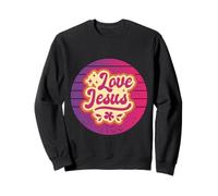Fe espiritualidad Amor Jesús Cristiano Arte religioso Sudadera