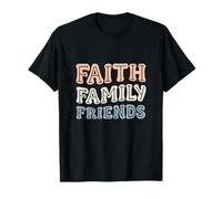 Fe Familia Amigos Dios Fe Jesús Camiseta