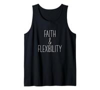 Fe & Flexibilidad Christian Yoga Barre Inspirador Camiseta sin Mangas