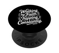 Fe Humor tropezando Constantemente Caminar Broma PopSockets PopGrip Adhesivo