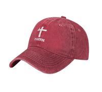 Fe Jesús Redimido Gorra Deportiva Vintage Gorra De Visera Informal Sombrero para Exteriores Unisex Senderismo