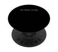 Fe - La respuesta es Dios PopSockets PopGrip Adhesivo