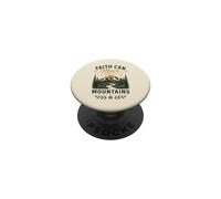 Fe Puede Mover Montañas Montaña Cristiana Naturaleza Cita PopSockets PopGrip Adhesivo