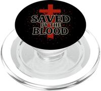 Fe salvada por la salpicadura de sangre Evangelio religioso Espiritual PopSockets PopGrip para MagSafe