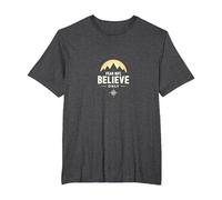 Fe sobre el Miedo a los Hombres | No Temas, creas Solo Inspirador Camiseta, Hombre Tallas Grandes, Jaspeado Oscuro, 4X Alto