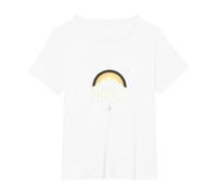 Fe sobre el Miedo a los Hombres | No Temas, creas Solo Inspirador Camiseta, Mujer Tallas Grandes, Blanco, 1XL Grande