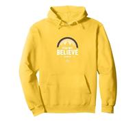 Fe sobre el Miedo a los Hombres | No Temas, creas Solo Inspirador Sudadera con Capucha, Unisex para Adultos, Limón, L