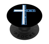 Fe sobre el miedo Christian EMT First Responder ART ON BACK PopSockets PopGrip Adhesivo