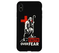 Fe sobre el Miedo Cristiano Motivacional Jesús Cruz Pastor Carcasa para iPhone XS MAX