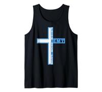 Fe sobre el miedo Patriótico Cristiano EMT First Responder Camiseta sin Mangas