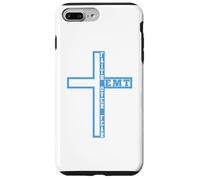 Fe sobre el miedo Patriótico Cristiano EMT First Responder Carcasa para iPhone 7 Plus/8 Plus
