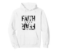 Fe sobre el Miedo Ropa Cristiana Sudadera con Capucha