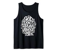 Fe Urbana Dios no Juega Hip-Hop Cristiano Camiseta sin Mangas