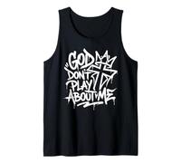 Fe Urbana Dios no Juega Hip-Hop Cristiano Camiseta sin Mangas