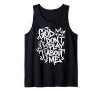 Fe Urbana Dios no Juega Hip-Hop Cristiano Camiseta sin Mangas