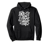 Fe Urbana Dios no Juega Hip-Hop Cristiano Sudadera con Capucha