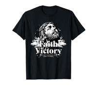 Fe Victoria Religioso Cristiano Dios Fe Jesucristo Camiseta
