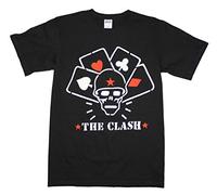 FEA - Camiseta - Hombre - Rockabilia Clash Straight To Hell (Camiseta), Black, Large