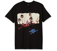 FEA - Camiseta - Unisex de color Negro de talla Large - FEA Uomo Eagles Hotel California-large