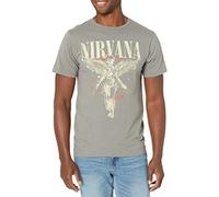 FEA Nirvana Camiseta Galaxy in Utero, Tejido Suave Gris Asfalto Medium