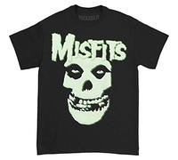 FEA se Ilumina en la Oscuridad Misfits Demonio para Mayores de T-Shirt diseño de Calavera