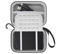Feacan Estuche rígido para Discos Duros externos portátiles Seagate HDD/One Touch/Game Drive (1TB, 2TB, 4TB, 5TB, USB 3.0), Estuche EVA para Viajes y Almacenamiento, Gris