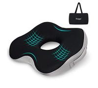 Feagar Cojin Donuts Coxis Hemorroides, Cojín Silla Oficina Ortopédico, Cojin Antiescaras Almohada Viscoelástica Ergonómico, Alivio Cóccix para Escritorio Silla Ruedas Asiento Coche (H9_cm)