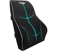 Feagar Cojin Lumbar Coche con Esponja Memoria, Respaldo Lumbar Soporte de Espalda por Office Negro