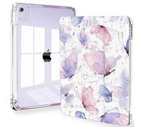 Feams Feams - Funda para iPad Air de 13 Pulgadas M2 2024, Funda Delgada para iPad Pro de 12.9 Pulgadas de 6ª/5ª/4ª generación 2022/2021/2020, Cubierta Trasera Transparente con Apagado automático y