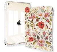 Feams Feams - Funda para iPad Air de 13 Pulgadas M2 2024, Funda Delgada para iPad Pro de 12.9 Pulgadas de 6ª/5ª/4ª generación 2022/2021/2020, Cubierta Trasera Transparente con Apagado automático y