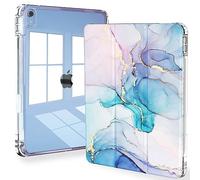 Feams - Funda para iPad de 10ª generación de 10.9 Pulgadas, Delgada, Ligera, Triple Pliegue, Parte Trasera Transparente, con Soporte para lápiz y Apagado y Encendido automático, para iPad de 10ª