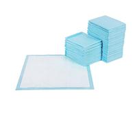 Feandrea 100 Almohadillas para Perros, 5 Capas a Prueba de Fugas | Almohadillas para Perros, 60 x 60 cm, Superficie de Secado Rápido, Transpirables, Azul y Blanco, Colección BENGAL PTD60B