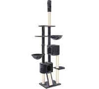 Feandrea Árbol de Gatos, 2,4-2,6 m | Torre de Gatos, Gris oscuro, Colección CLAWFY PCT110G01