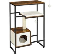 Feandrea Árbol de Gatos | Rascador de Gatos, Marrón Rústico, Colección ISLAND PCT112X01