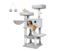 Feandrea Árbol de Gatos, Torre de Gatos Grande, Gris y Blanco Ombré PCT162W01