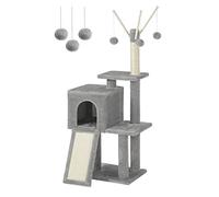 FEANDREA Árbol de Gatos, Torre de Juegos, Gatito, Gris Claro PCT143W01