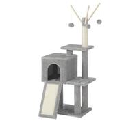 Feandrea Árbol de Gatos, Torre de Juegos, Gatito, Gris Paloma PCT143W01 | Gris Paloma, Colección CLAWFY PCT143W01